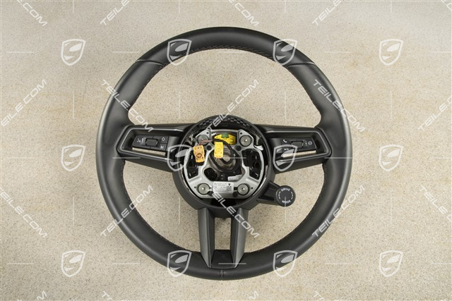 Steering wheel, multifunction, Sport Chrono Package Plus, black