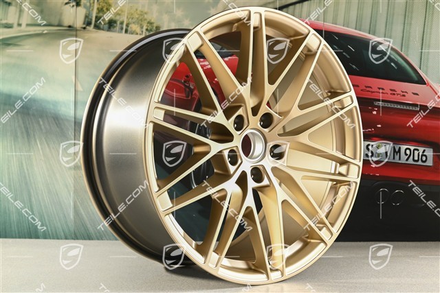 22" Macan RS Spyder Design wheel set, 9J x 22 ET29 + 11J x 22 ET47, neodyme
