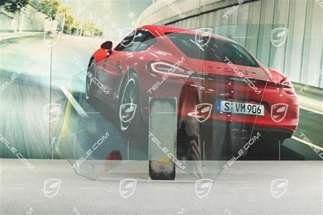 Szyba drzwi przednich, zielona, R