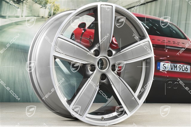 22" Felge Sport Classic, 10J x 22 ET48, Platinsilber