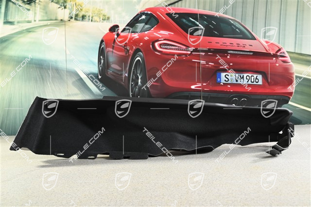 Verkleidung, Targa Verdeckkasten Schwarz, L