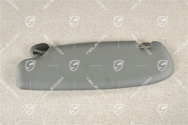 Sonnenblende, Coupe, Kunstleder, Steingrau, R