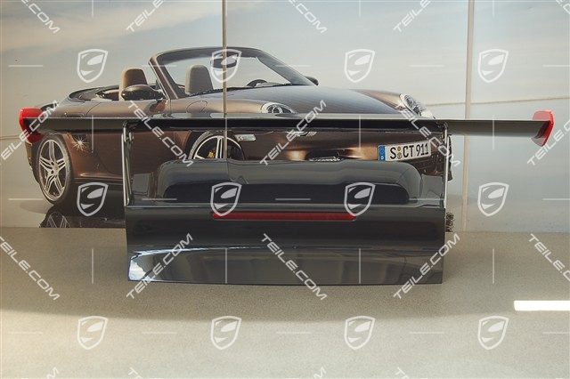 GT3 RS Facelift 2010 spoiler tylny, kompletny (maska silnika, spoiler, mocowania i wszystkie drobne części). JAK NOWY