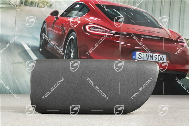 Tylne oparcie odcinka lędźwiowego, Skóropodobne, Czarne, Cabrio, R