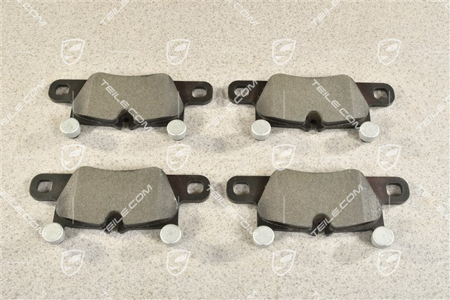 Brake pads, Rear axle, set L+R