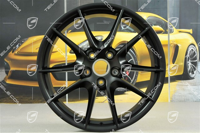 20-inch Carrera S III wheel, 8,5J x 20 ET51 black satin mat