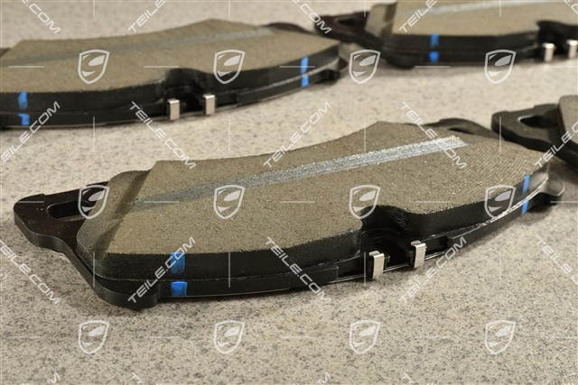 PSCB Bremsbelag Reparatursatz, VA  für Bremssattel Weiss / Rot / Schwarz