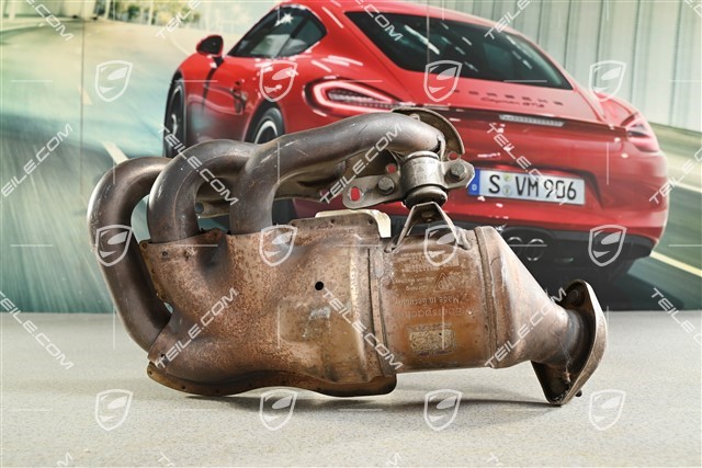 Exhaust manifold with catalityc converter, R