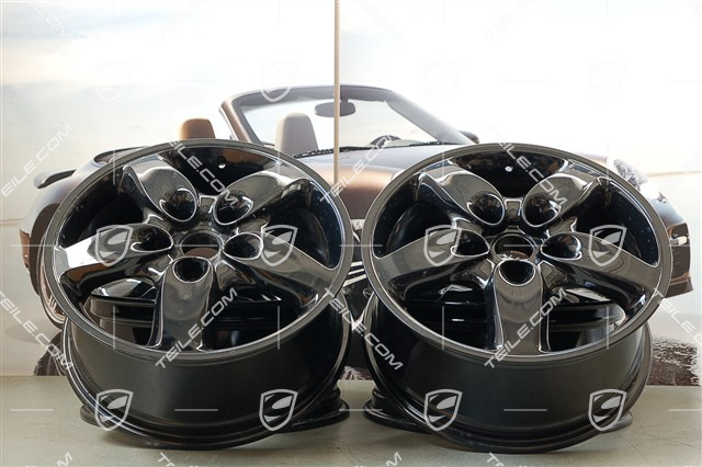 18-inch Cayenne Turbo wheel set, black