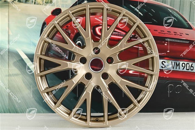 21-inch wheel rim set Panamera Exclusive Design, 9,5J x 21 ET71 + 11,5J x 21 ET69, neodyme