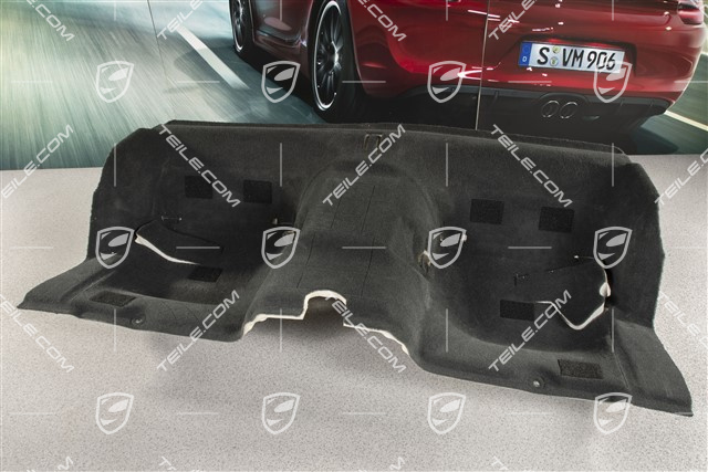 Wykładzina tylna pod siedziska, czarna, Coupe