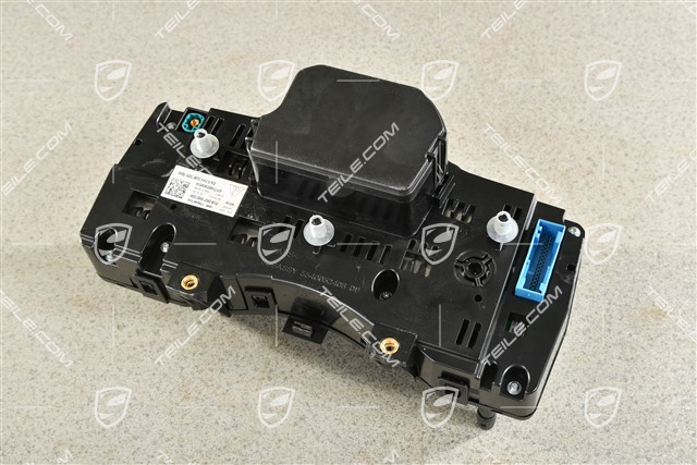 Instrument cluster / Speedometer 2,0L, PDK, black and silver dials, km/h