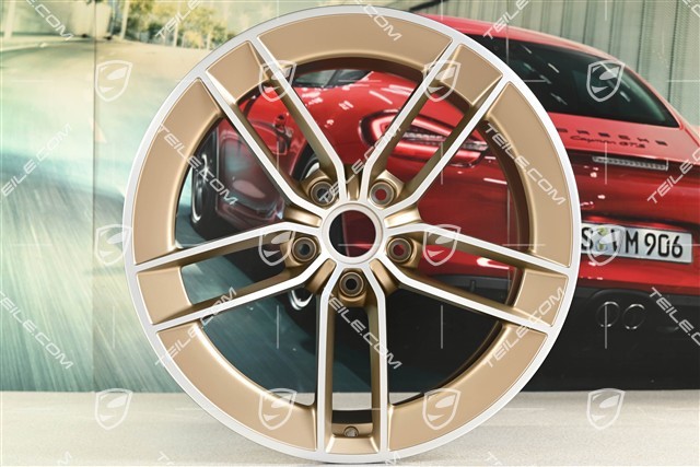 20"+21" Carrera Exclusive Design wheel rim set, rims 8.5J x 20 ET50 + 11.5J x 21 ET79, Neodyme