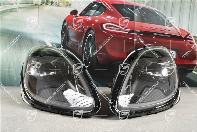 LED Scheinwerfer, PDLS Plus, schwarz, Satz, L+R