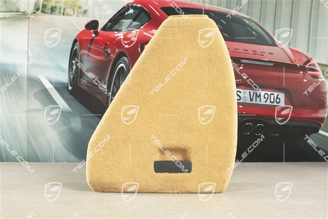 Osłona, Tapicerka bagażnika, welur, Sand beige, L