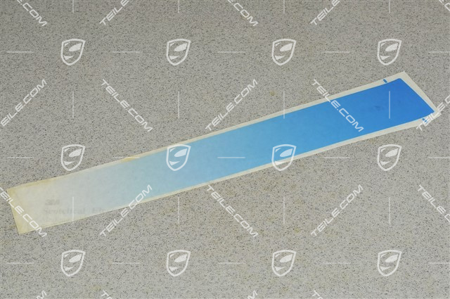 Folia samoprzylepna / zderzak przedni, GT3RS, Riviera blue, L Folia samoprzylepna / zderzak przedni, GT3RS, Riviera blue, L