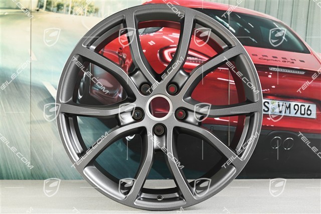 21" Felgensatz Exclusive Design, 9,5J x 21 ET46 + 11J x 21 ET58, vesuvgrau