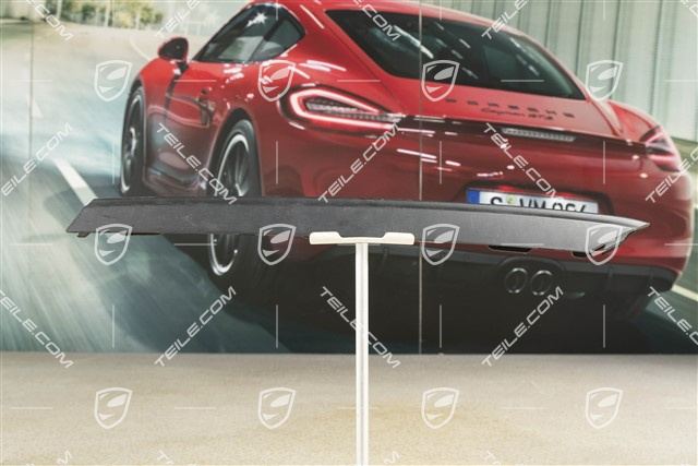 Front bumper disc / trim, Sport Design Package, middle, Black matt, L