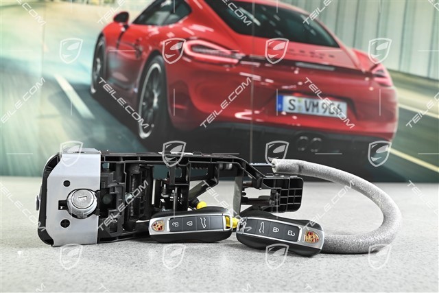 Lagerbuegel / Lagerbügel für Türgriff mit Schloss und Schlussel, Vorderrtür, R