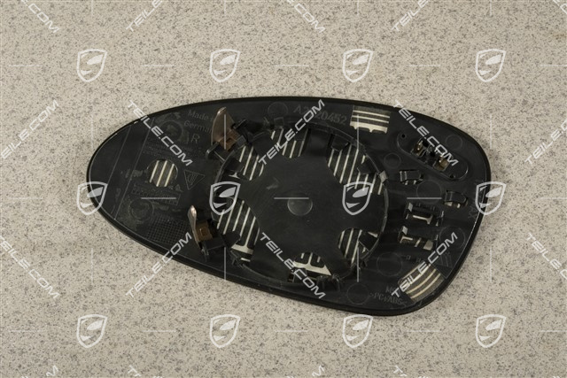 Szkło lusterka drzwi, wypukłe, R