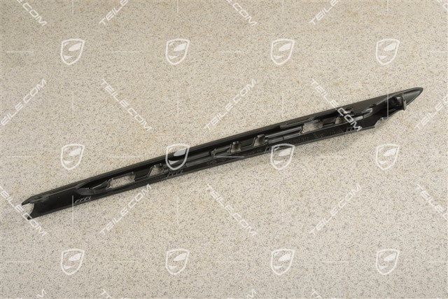 Disc / cover lower for front bumper, black matte, R