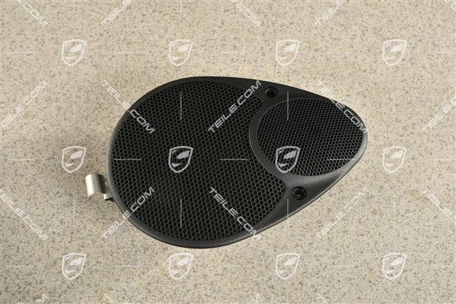 Convertible, Loudspeaker, rear, Satin Black, L