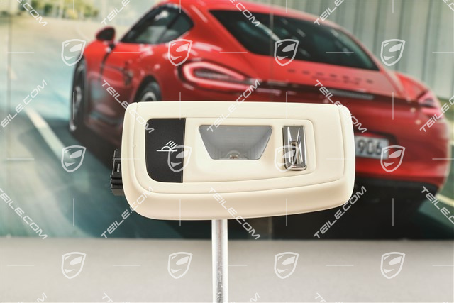 Lampka oświetlenia wnętrza, kremowa, R