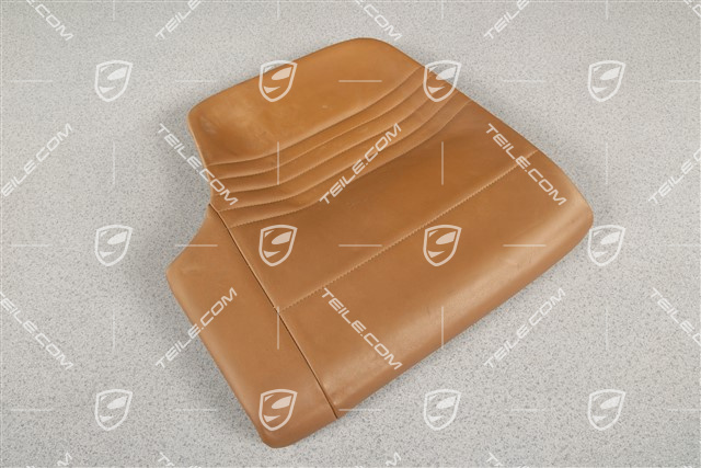 Back seat lower / cushion, Coupe/Targa, leather, Brown, R