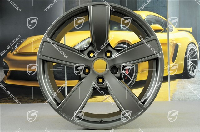 20" Felge Carrera Sport, 10,5J x 20 ET47, Platinum satinmatt