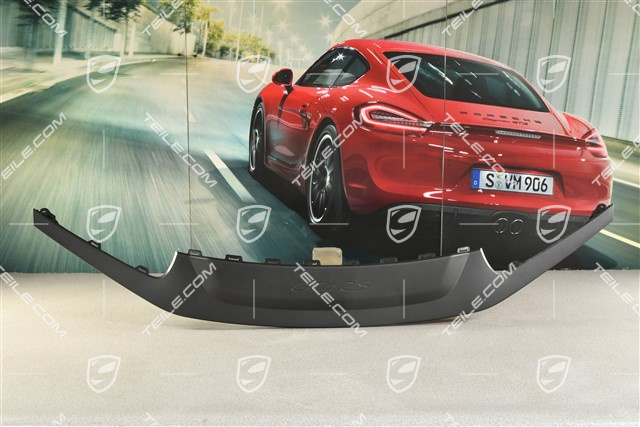 GT4 RS, Front bumper spoiler / Lip, Satin Black