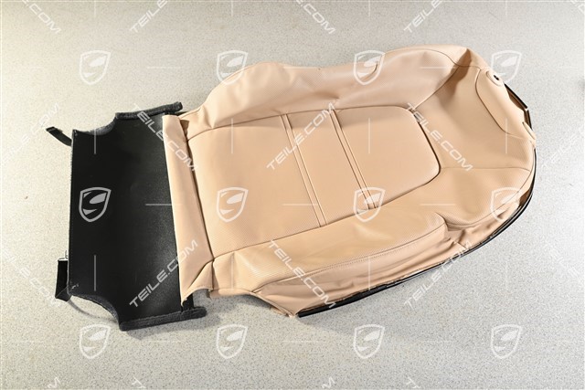 Lehnenbezug, Komfortsitz, Glattleder für Klimasitze / belüftet, Mojave, L