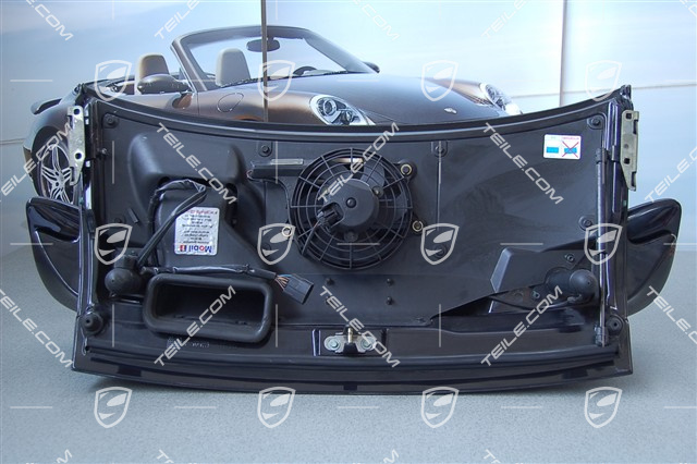 Turbo engine lid, incl. rear spoiler, complete