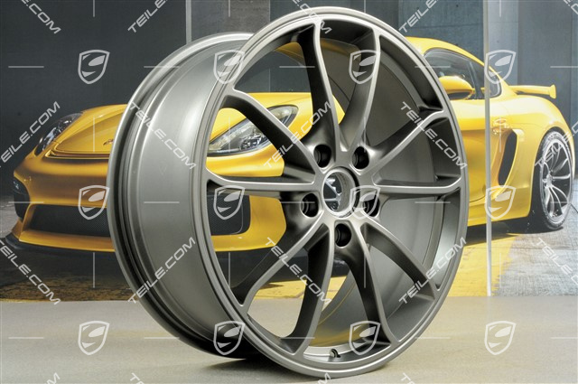 20" Felge GT4, 8,5J x 20 ET61, Platinum Seidenmatt