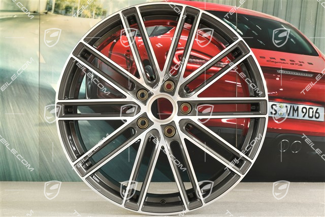21-inch wheel rim Turbo IV, 9,5J x 21 ET71, Titanium