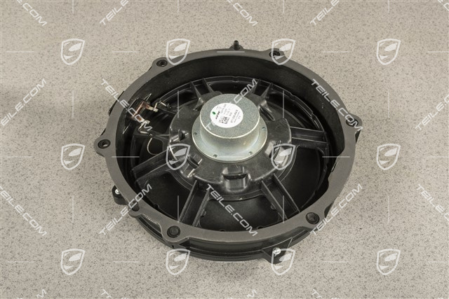 Głośnik basowy w tapicerce drzwi, drzwi przednie, system audio Bose, L=R