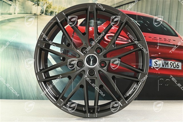 22" Macan RS Spyder Design Felge, 11J x 22 ET47, Turbonite