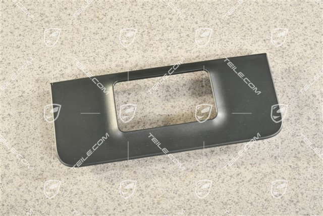 Schlossabdeckung, Satinschwarz