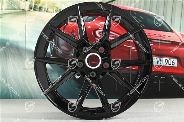 20" Felga Carrera S, 8,5J x 20 ET50, czarny wysoki połysk