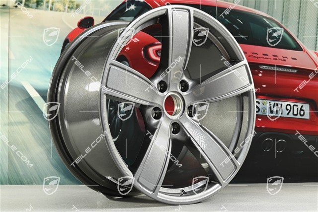 20-inch wheel rim set Carrera Sport, 8,5J x 20 ET57 + 10,5J x 20 ET51, titanium dark
