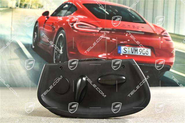 Front seat cap / cover / trim, Black, L