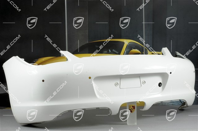 Zderzak tylny, z otworami na czujniki parkowania PDC, Facelift 2009-2012