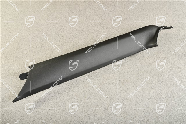 Verkleidung von A-Säule, Coupe, Kunstleder, Schwarz, L