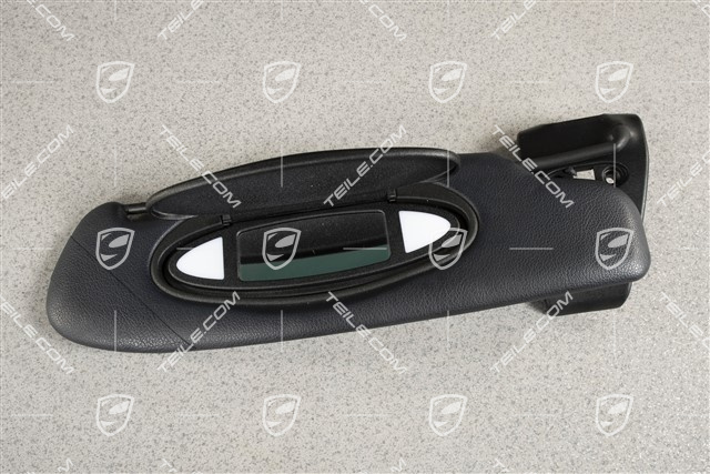 Sonnenblende, Cabrio, Kunstleder, metropolblau, R