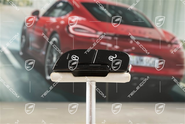 Przełącznik / przycisk centralnego zamka, Czarny połysk, R