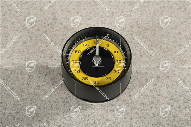 Stopwatch, Racing Yellow-coloured instrument dials