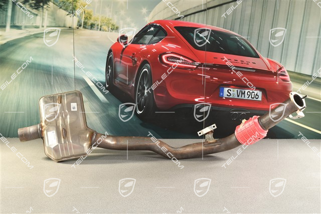 Exhaust pipe with catalityc converter, V6 Turbo 3,0L, L