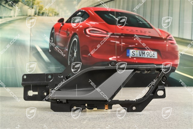 Klamka wewnętrzna drzwi, szara, L