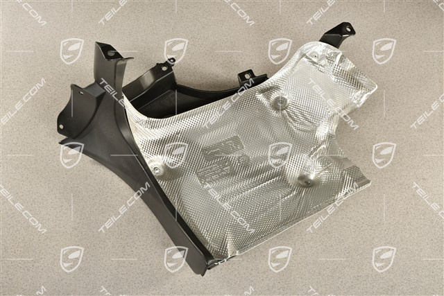 Retaining frame, incl. heat shield, C4 / C4S, R