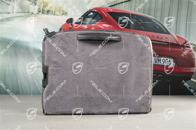 Back seat backrest, Rear, Leatherette, Space grey, Coupe, L