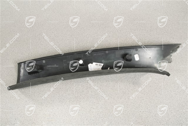 Tapicerka słupka-A, Alcantara, Czarna, R